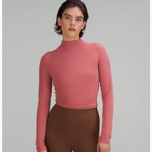 All Aligned Mock Neck Long Sleeve Lululemon